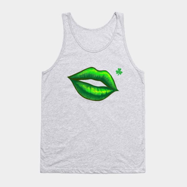 Irish Kisses Tank Top by ckandrus